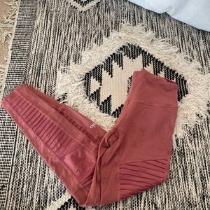 Airbrush moto leggings full length